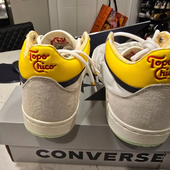 Converse x Topo Chico Fastbreak Pro Mid Skate Shoe Size 10 MENS NEW A11437C - Picture 6 of 16